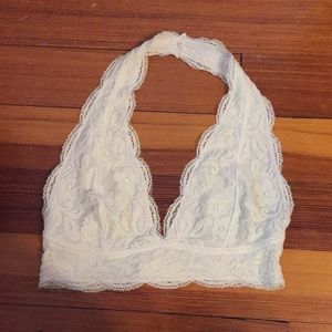 White Lace Bra-let